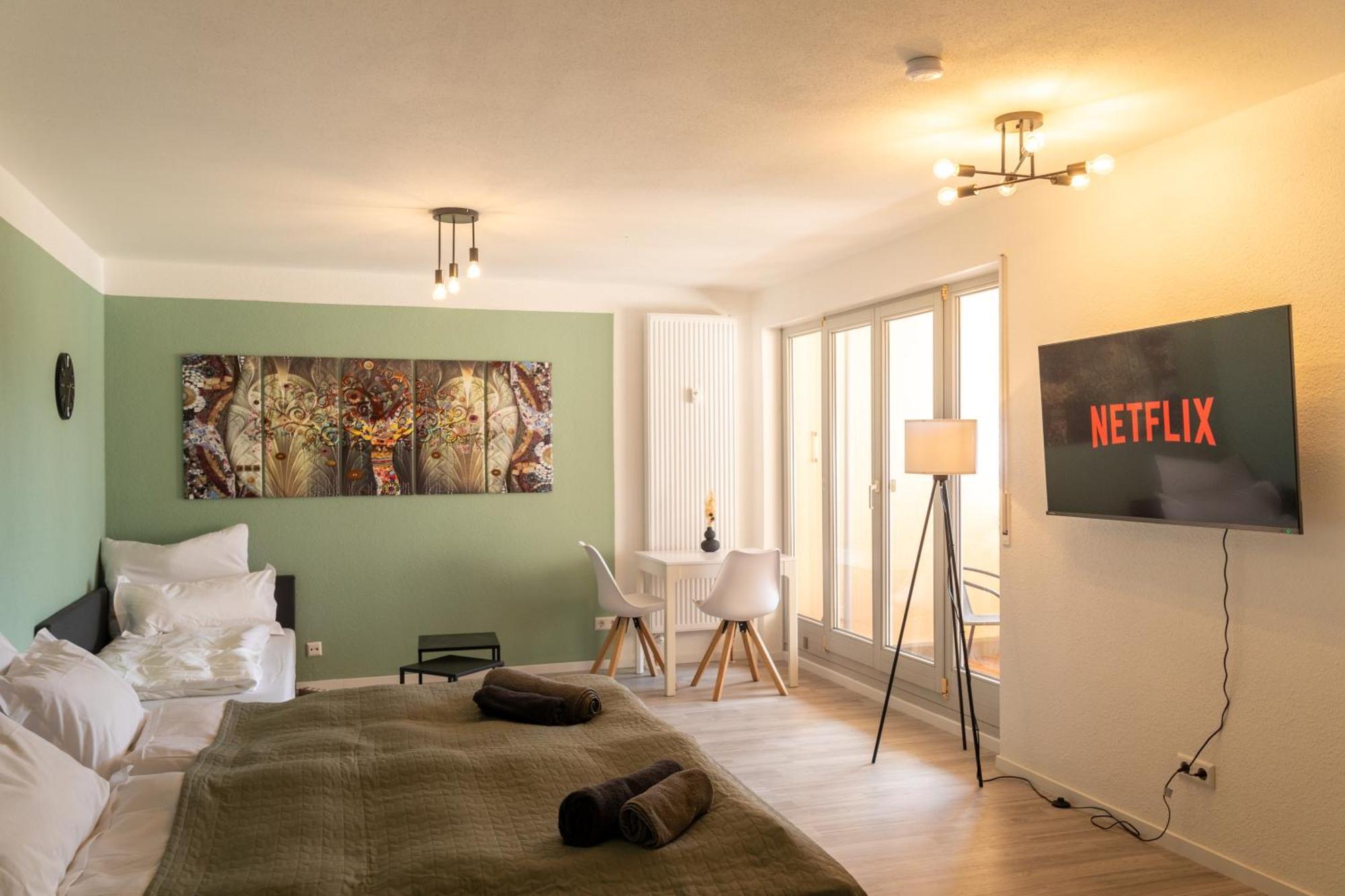 Home Shanti - Studio, Suedvorstadt, Balkon, Tv Leipzig Eksteriør bilde